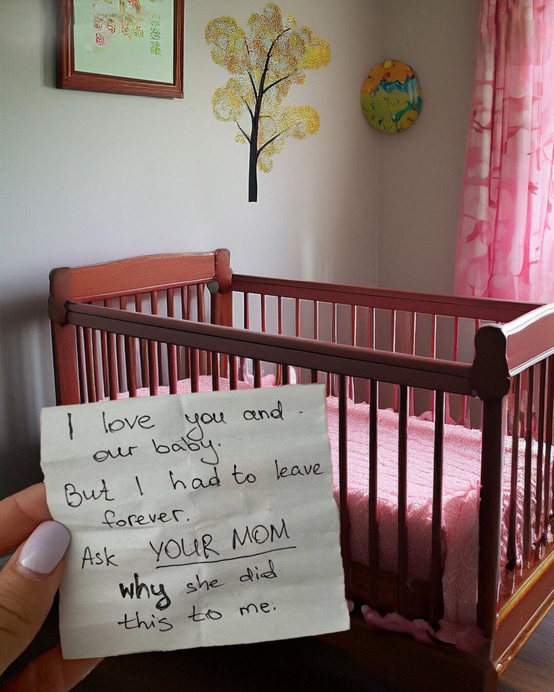 My Husband Missed the Birth of Our First Child, After Discharge, I Returned to an Empty House and a Creepy Note in the Crib