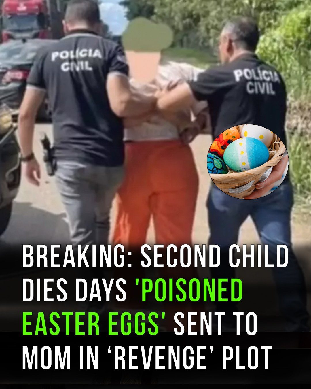 Second child dies after ‘poisoned Easter eggs’ sent to family