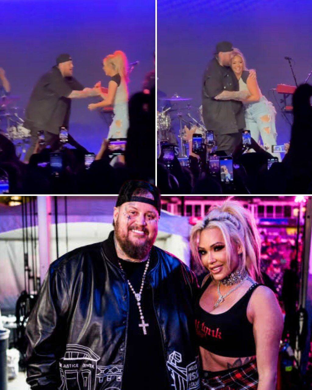 Jelly Roll Stuns Crowd by Pulling Wife Bunnie Xo Onstage, Leaving Everyone in Shock