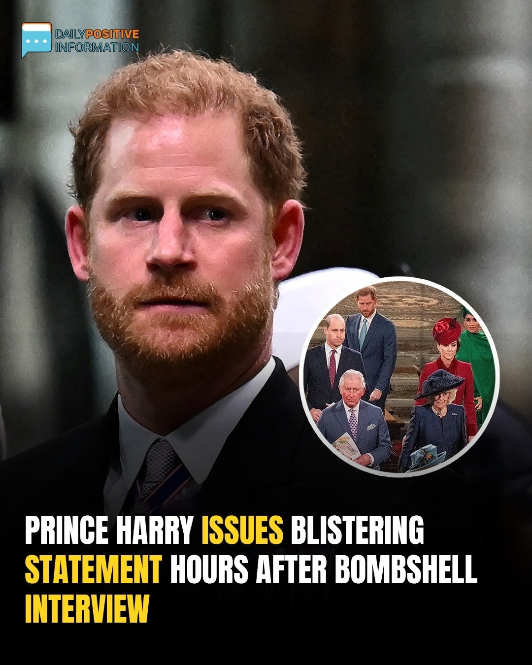 Prince Harry Responds To Royal Drama With Harsh Words After Revealing Tv Interview