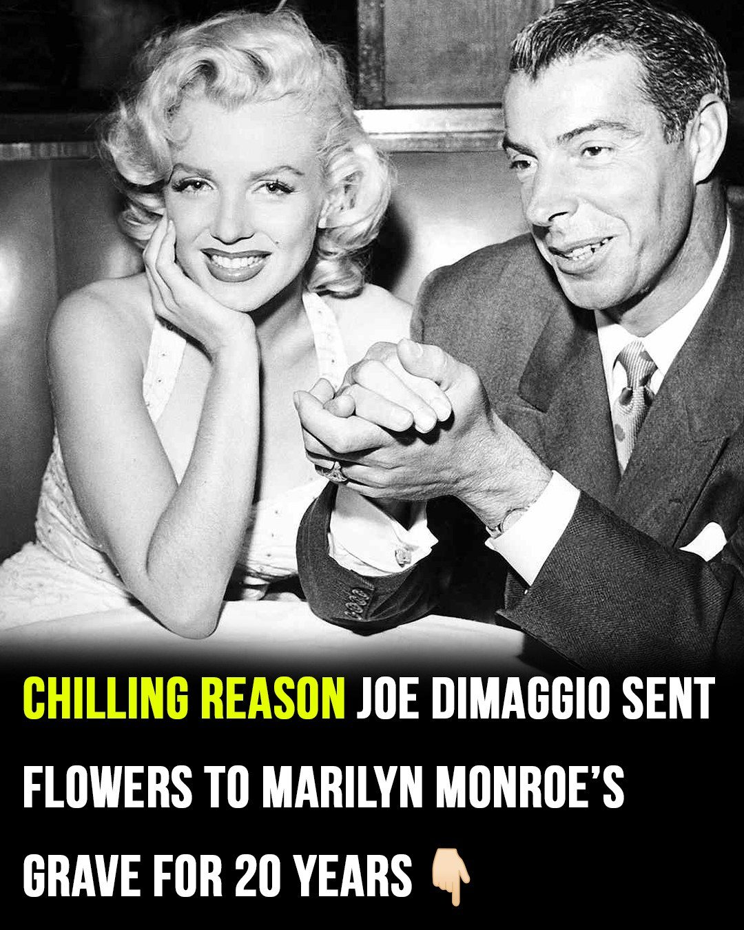 The chilling reason Joe DiMaggio sent flowers to Marilyn Monroe’s grave for 20 years