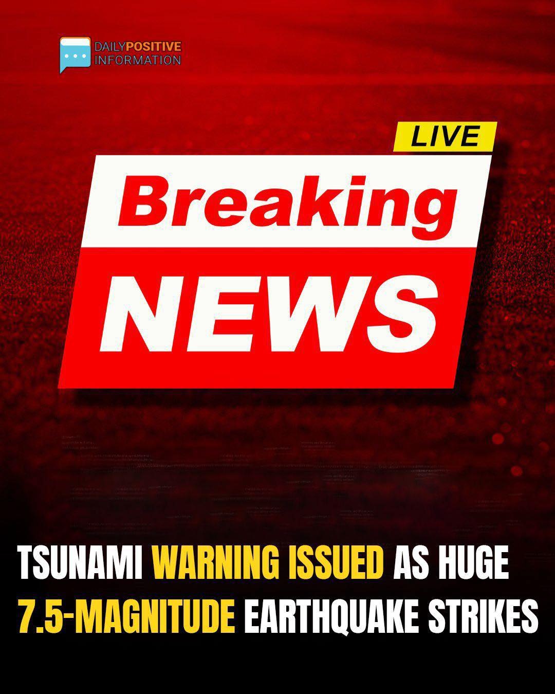 Massive 7.5-magnitude Earthquake Triggers Tsunami Alert — Chilean Coast On High Alert