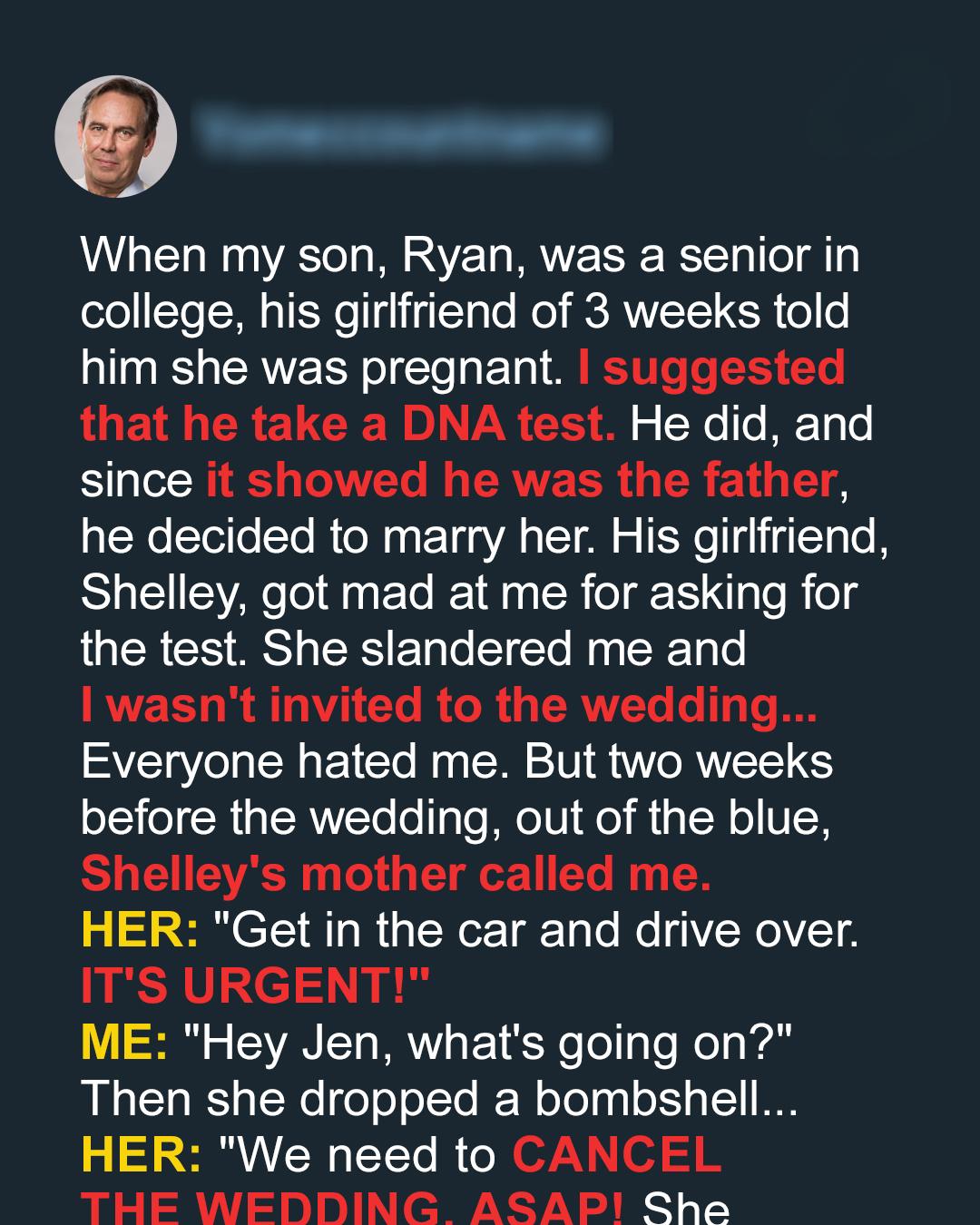 I Was Sure of My Son’s Paternity