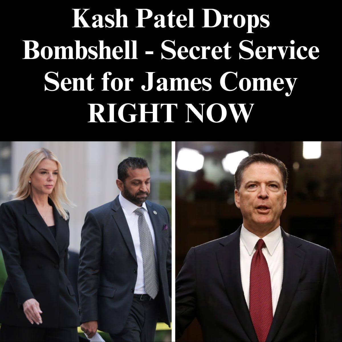 FBI’s Patel: Agencies Looking Into Alleged Threat Against Trump By Comey