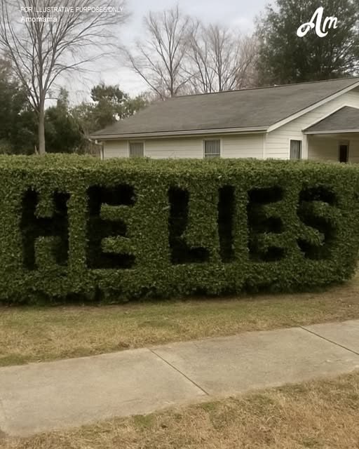 When I Got Home from a Work Trip, ‘He Lies’ Was Carved Into My Hedge – Then I Found a Note Explaining Everything