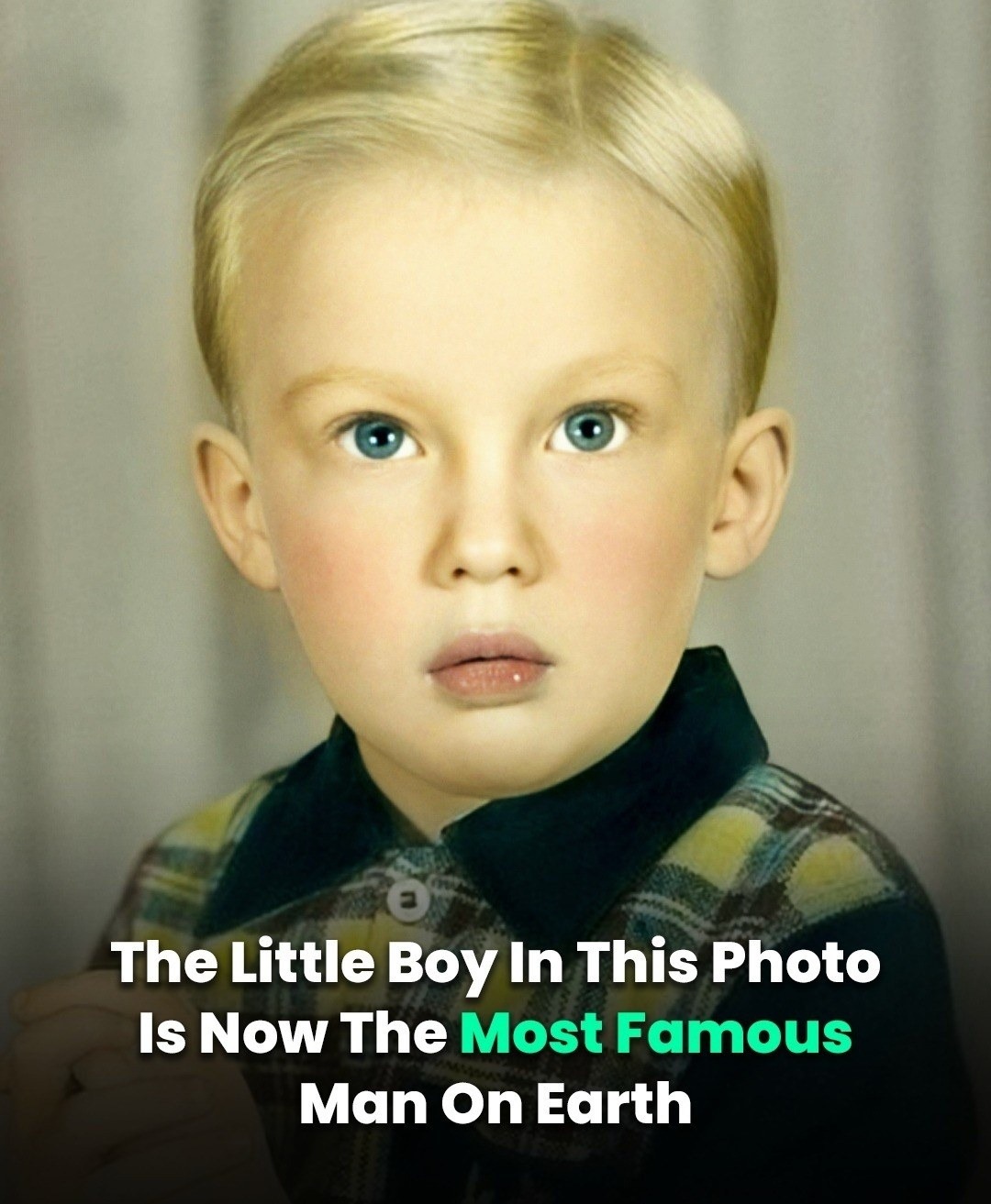 The Little Boy In This Photo Is Now The Most Famous Man