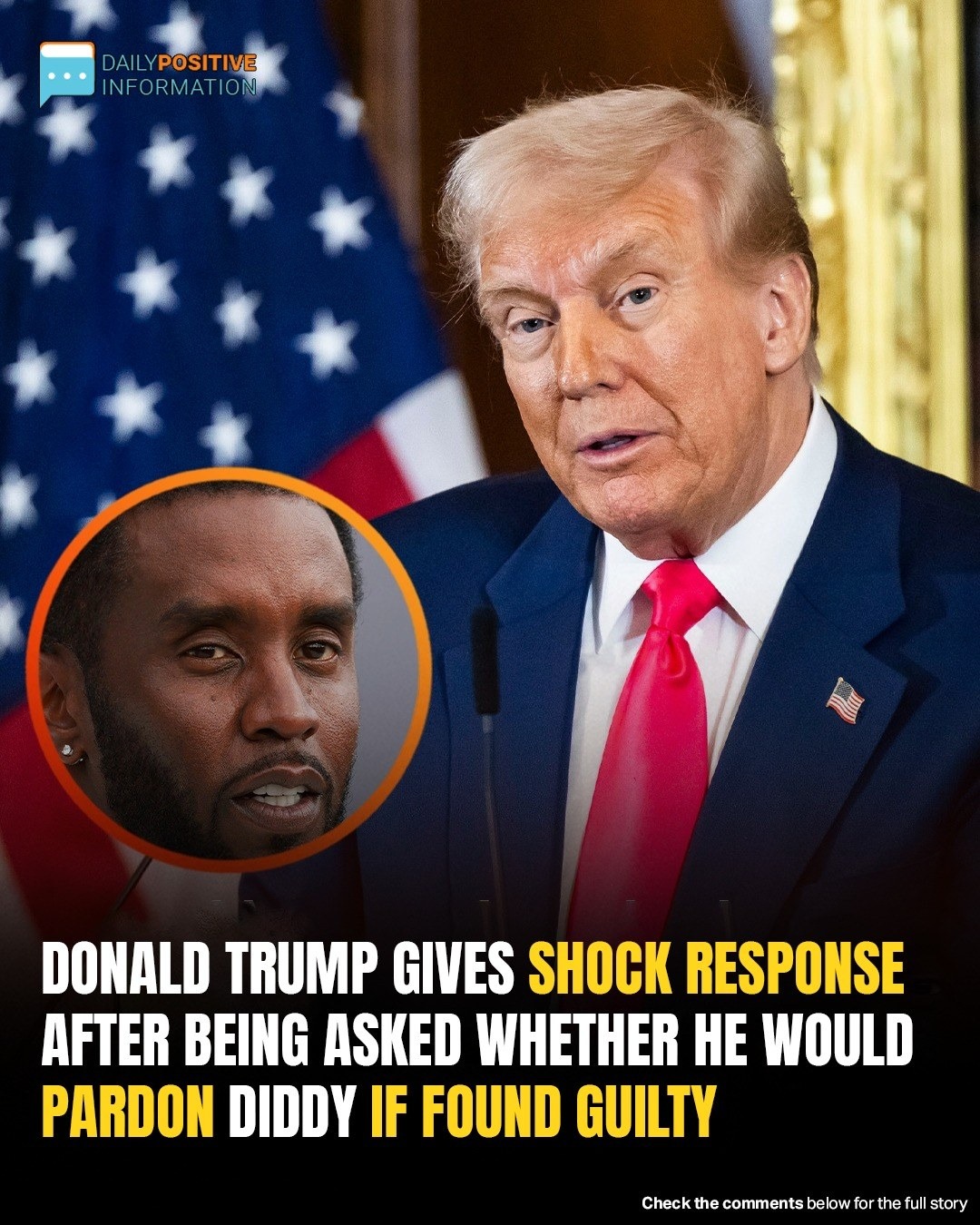 Trump Says He’d Consider Pardoning Diddy If He Believes Rapper Was Mistreated