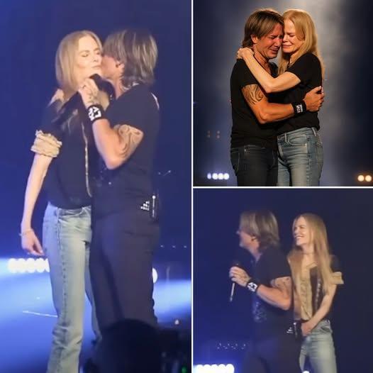 Keith Urbans Song Interrupted by Surprise Guest Nicole Kidman Steals the Show in Intimate On-Stage Moment
