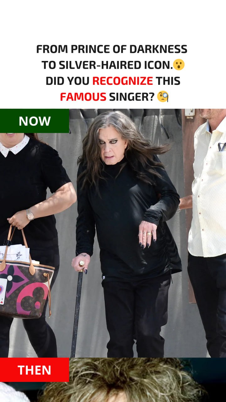 “From Prince of Darkness to Silver Fox—Ozzy Osbourne stuns with his striking grey hair transformation! 🖤✨”