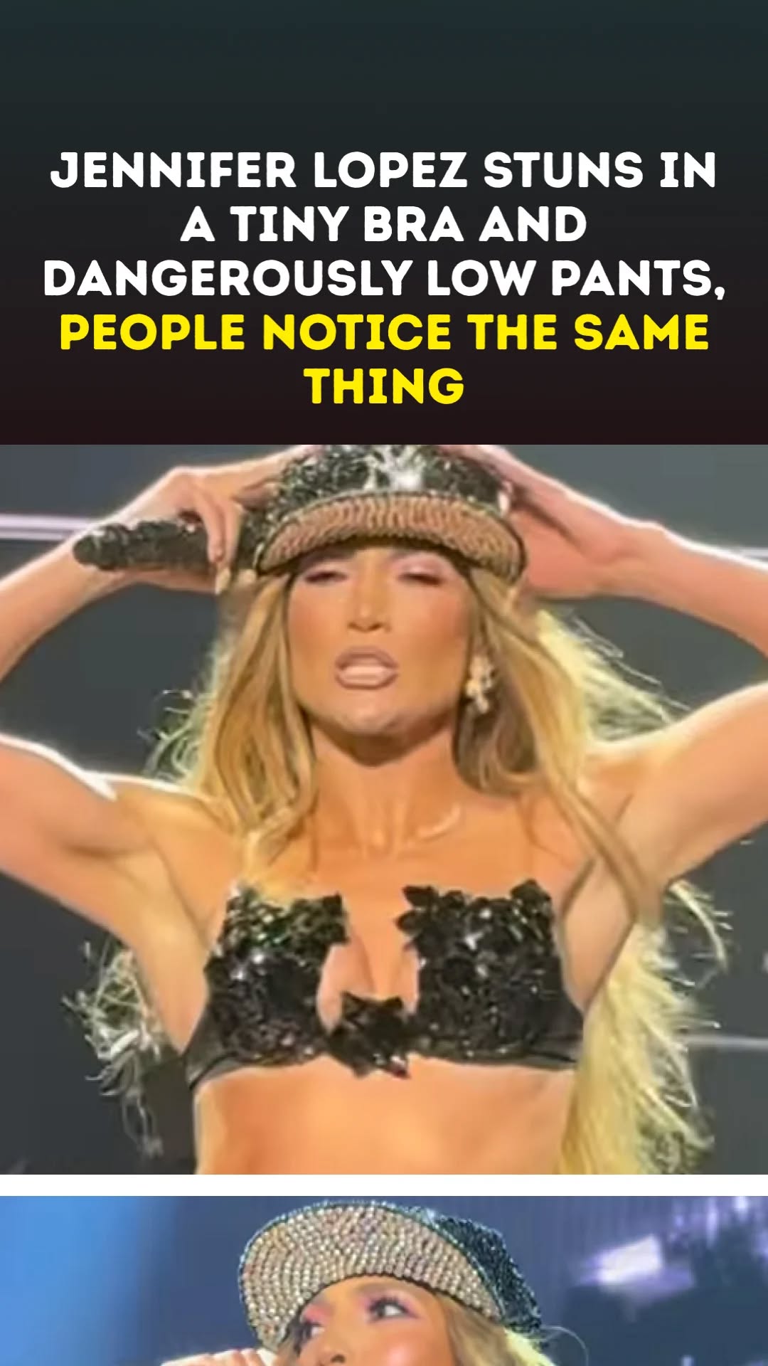 Jennifer Lopez Stuns in a Tiny Bra and Dangerously Low Pants, People Notice the Same Thing