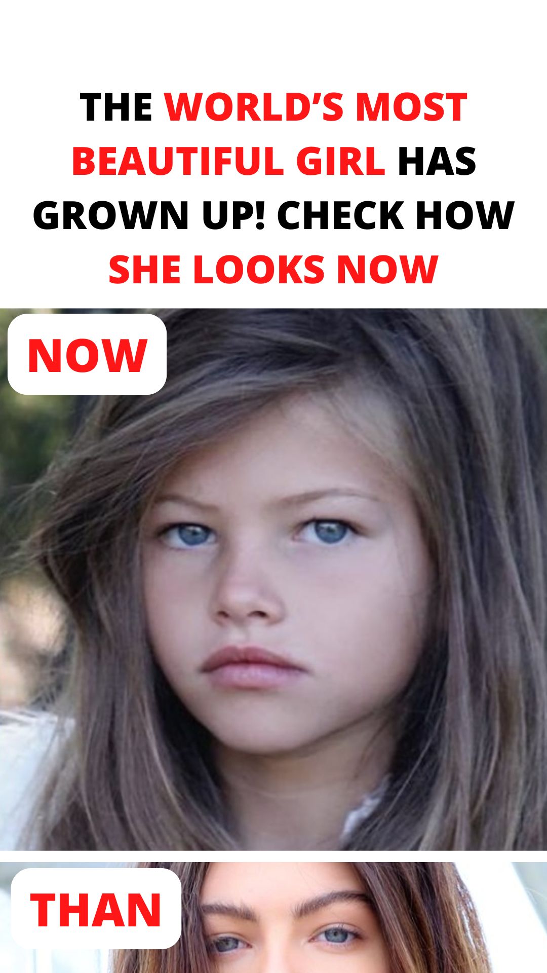 «The world’s most beautiful girl has grown up!» This is what Thylane Blondeau looks like years later