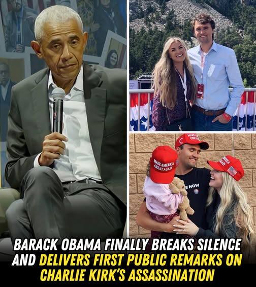 Barack Obama finally breaks silence and delivers first public remarks on Charlie Kirk’s assassination