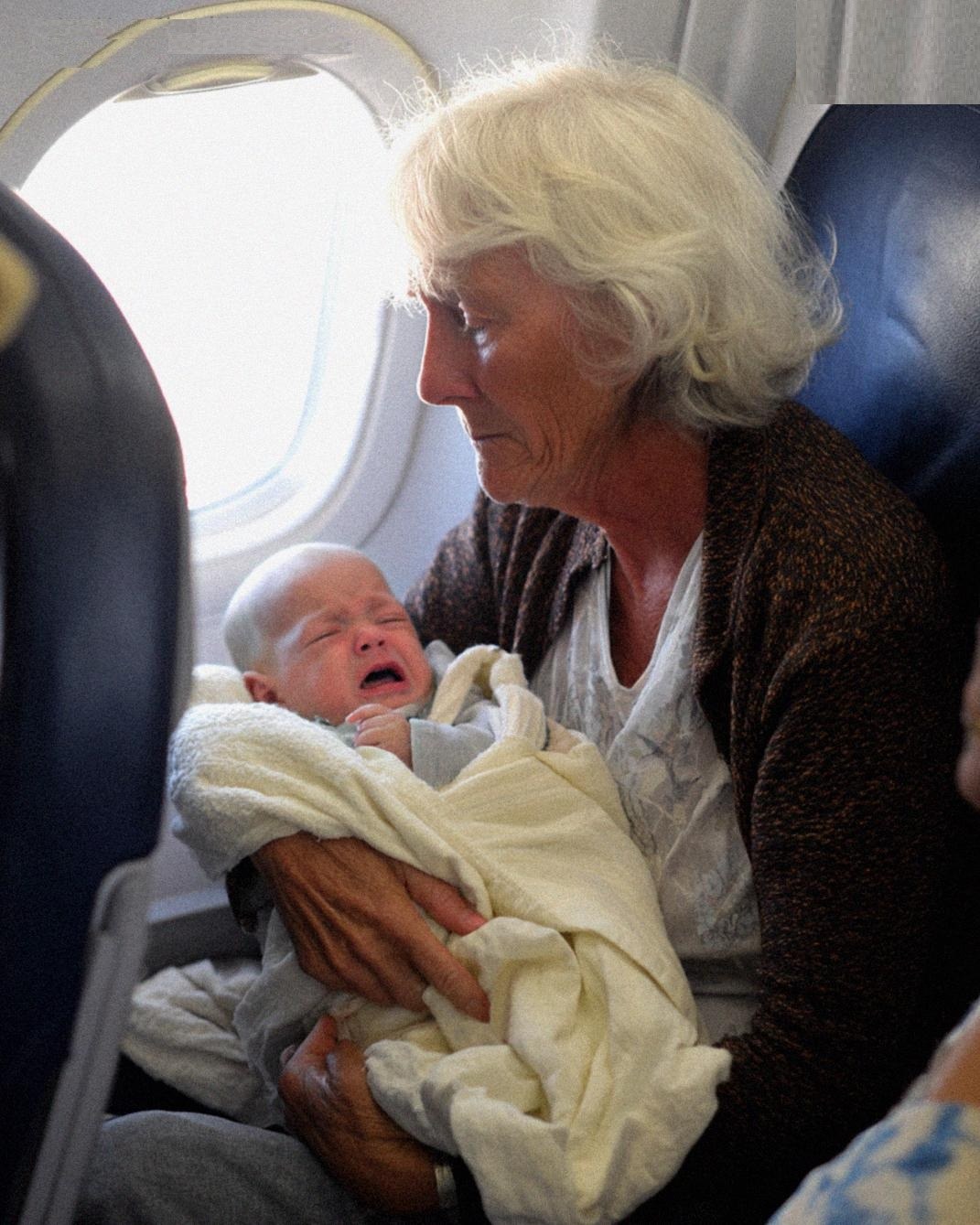 A Man Forced Me to Leave My Plane Seat Because My Granddaughter Was Crying — But What Happened Next Surprised Everyone