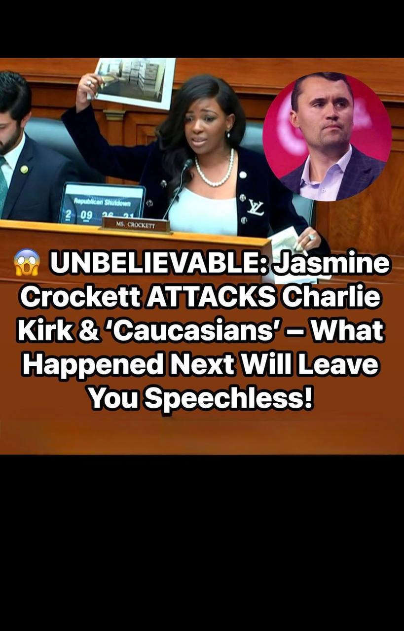 Jasmine Crockett Rips Kirk With False Claim On Day Of His Memorial
