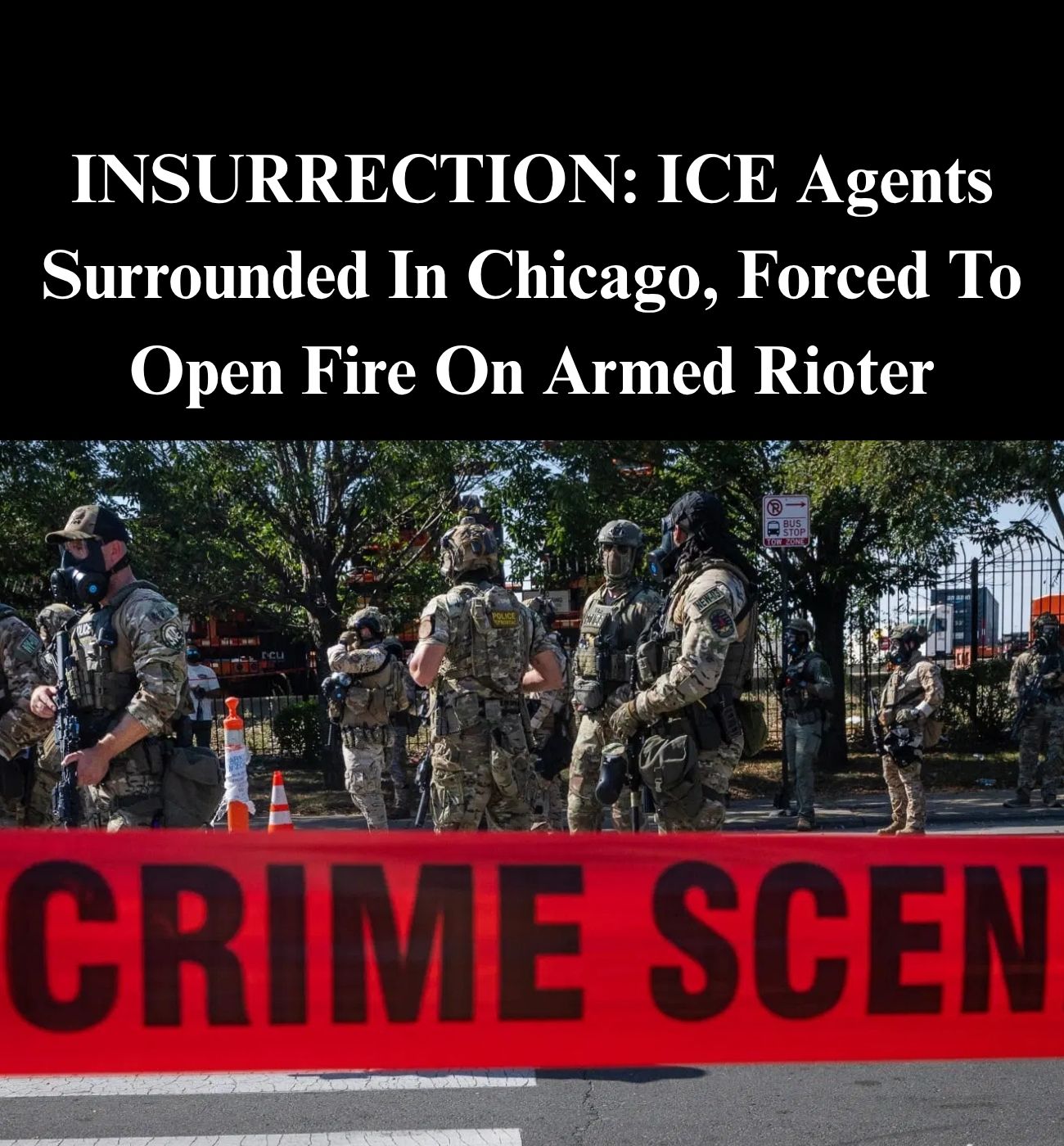 Federal Agents Open Fire After Being Trapped Near Chicago ICE Facility