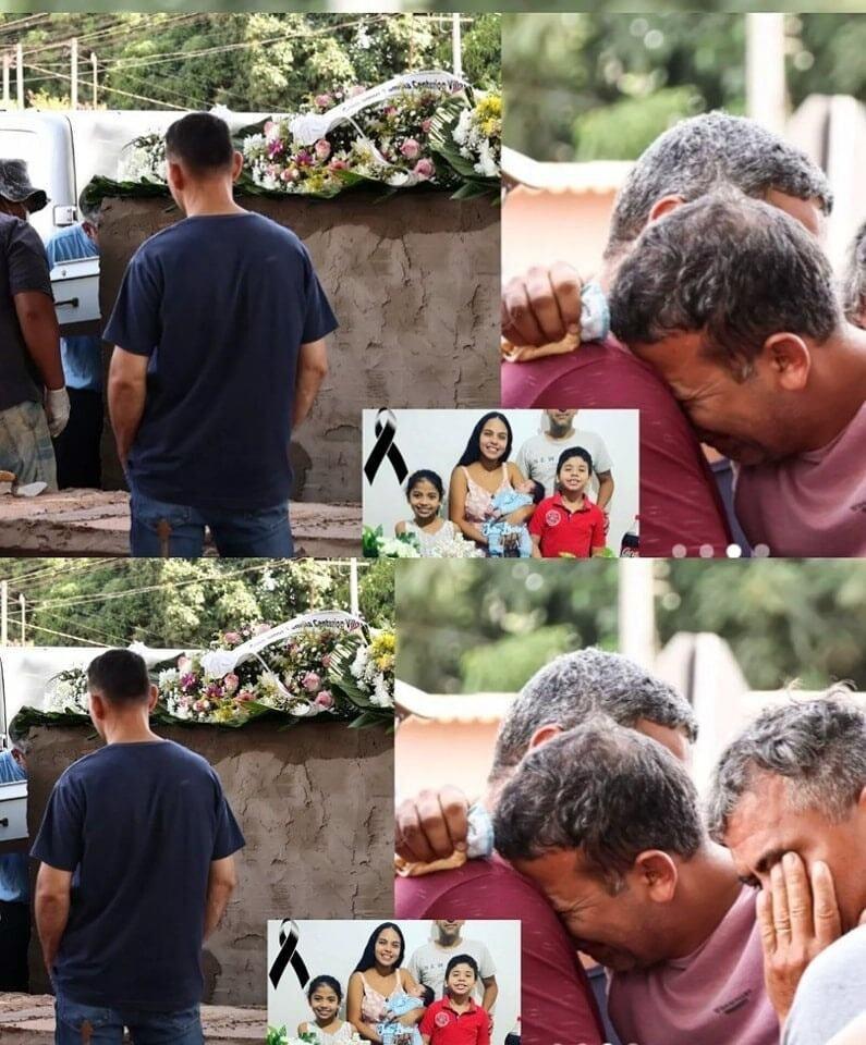 During the funeral of the mother who died with her 3 children, the father ends up…see more