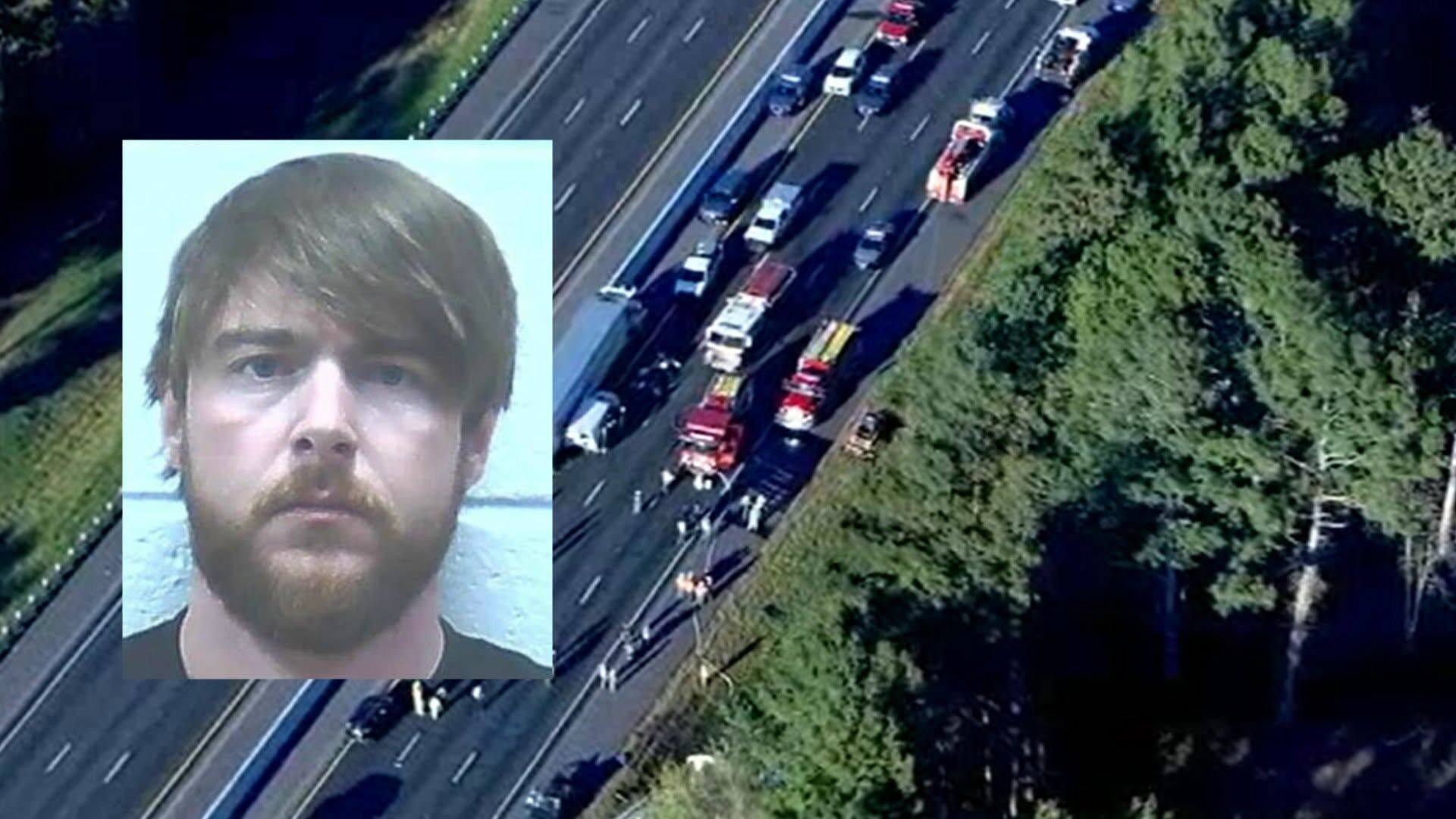 Truck driver charged in deaths of 8 family members on interstate highway