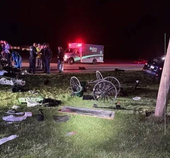 Jeep plows into Amish buggy near Berne — father airlifted, multiple children