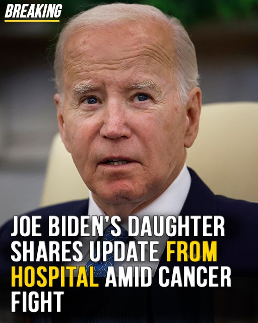Biden’s daughter speaks out from hospital during cancer treatment