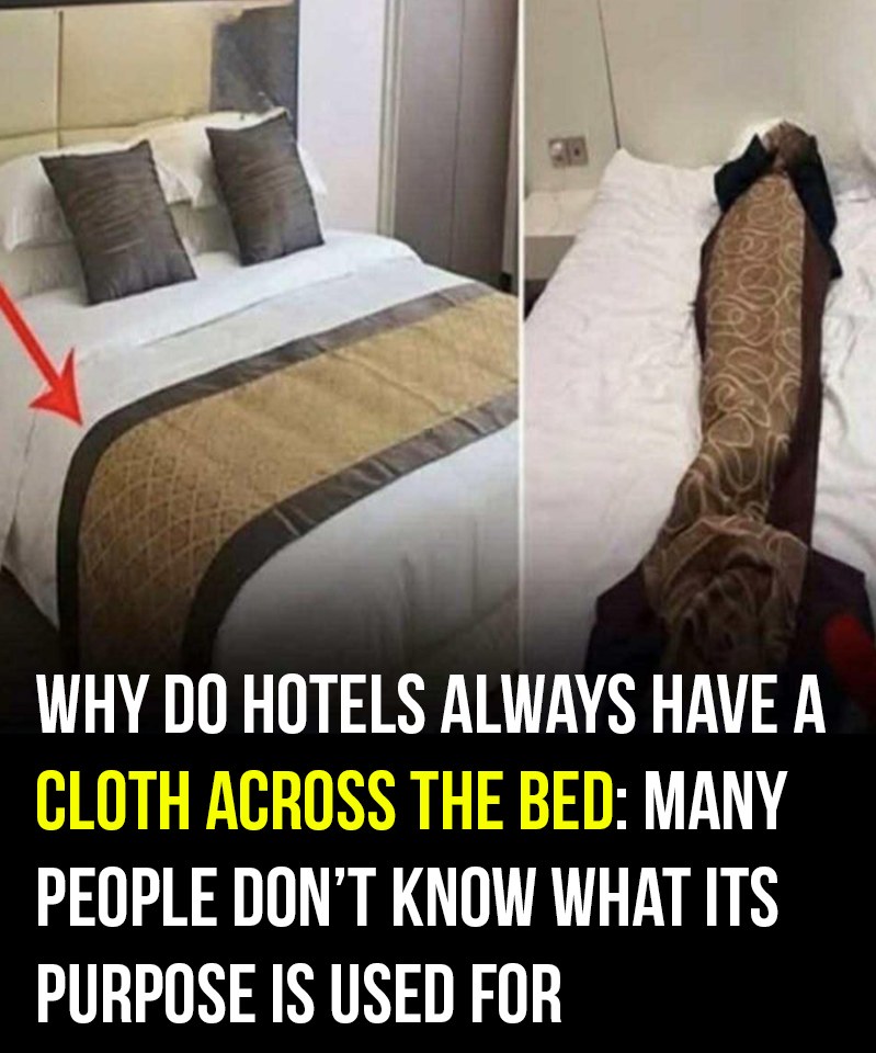 The explanations behind why blankets are typically placed on hotel mattresses