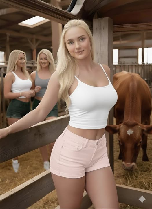 John Deere Girl Goes To A Red Farm Auction