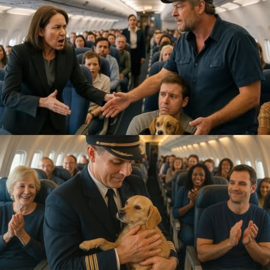 Woman Attempts to Have Dog Removed from Flight — Then Blake Shelton Sees What Happens and Leaves Everyone on Board Amazed! – tammy