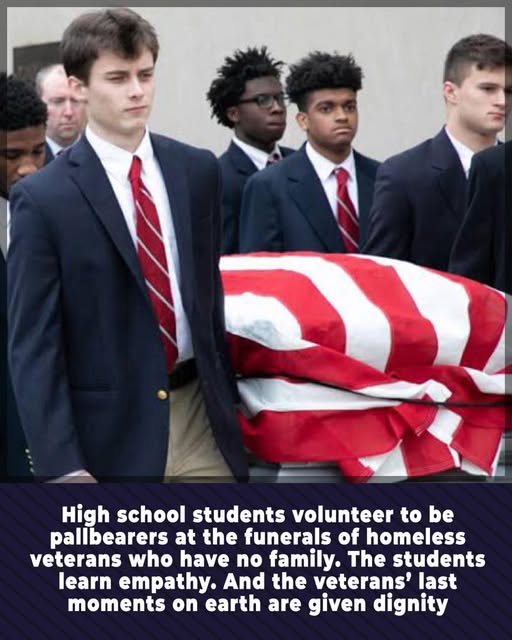 Teen Pallbearers Volunteer to Honor a Deceased Person with No Family
