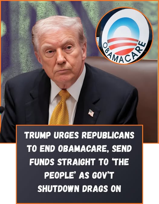 Amid Government Shutdown, Trump Pushes Republicans to Eliminate Obamacare and Give Money Directly to Americans