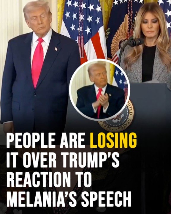 People Can’t Stop Talking About Donald Trump’s Reaction to Melania’s Speech