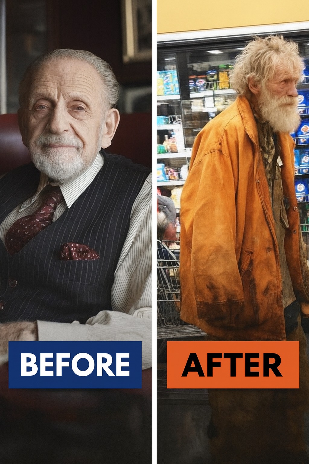 I Disguised Myself as Homeless and Entered a Supermarket to Choose My Heir