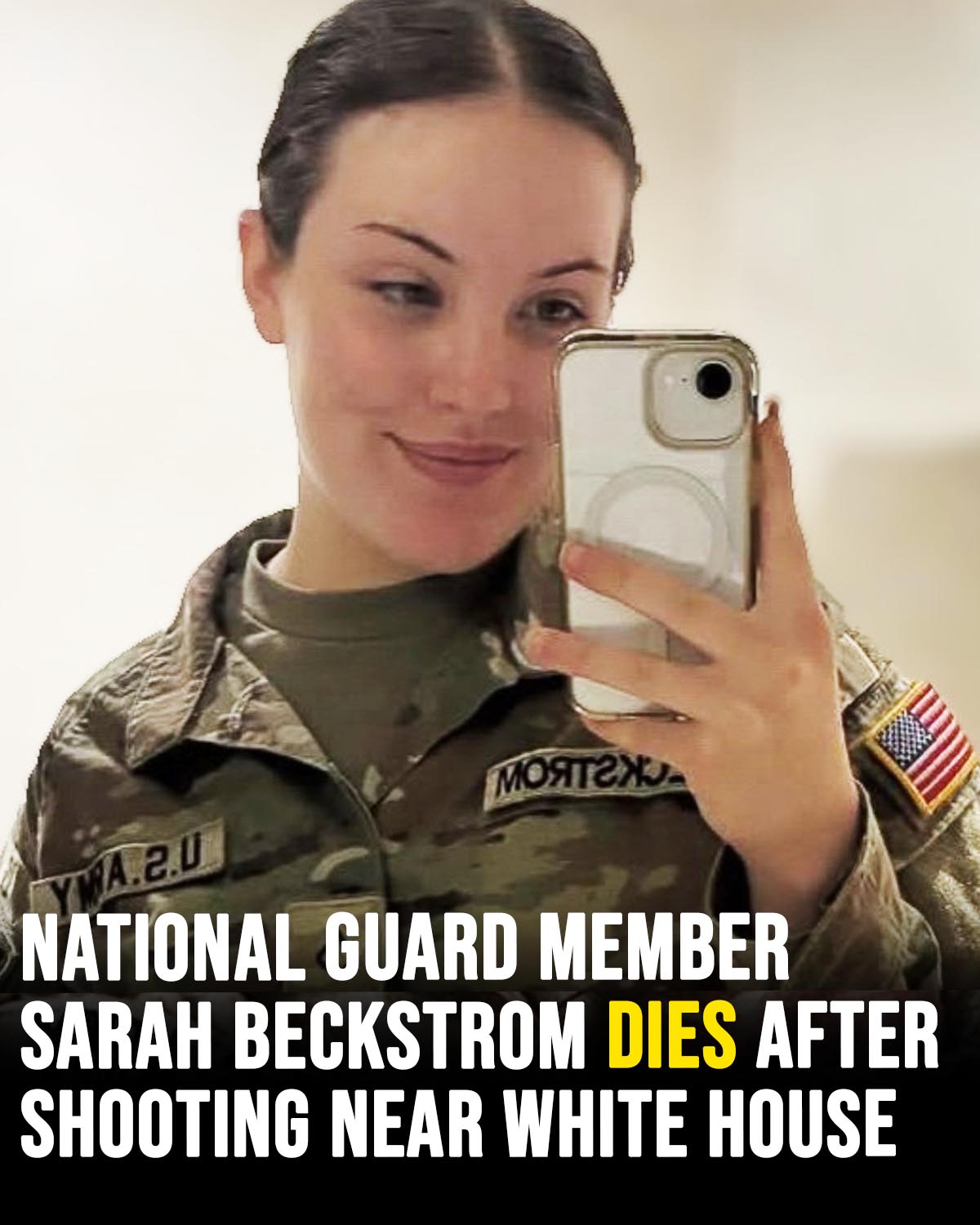 Guard Duty Ends Tragedy — Sarah Beckstrom Dies After Shooting Close to White House