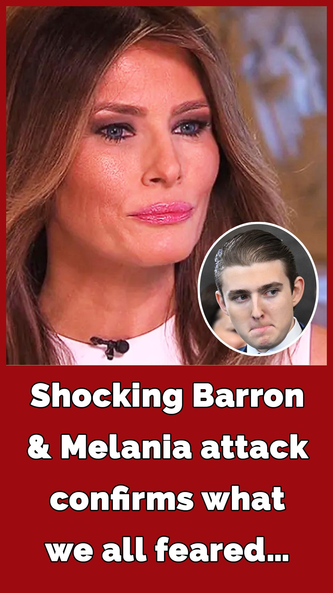 Melania and Barron Trump Hit by ‘Accidental’ Attack from MAGA Senator