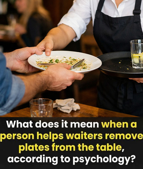What does it mean when a person help waiters, according to psychology