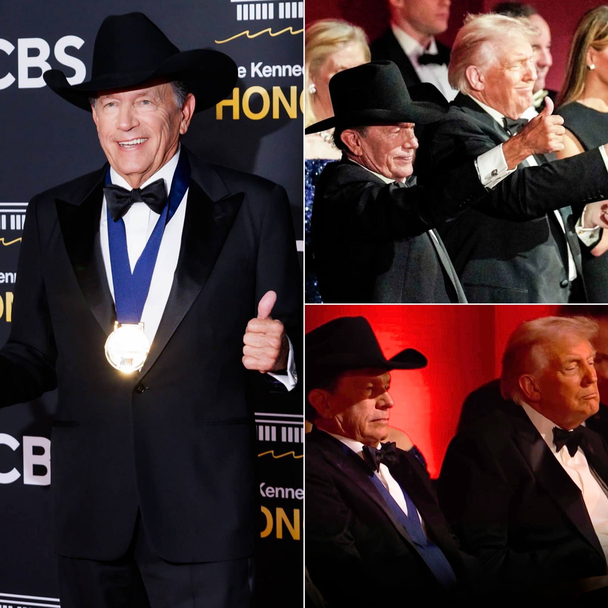 A Serene Moment Unfolded at the Kennedy Center as George Strait Took a Seat Beside President Trump