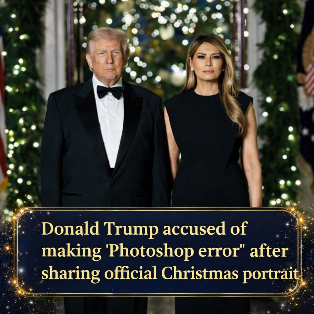Donald Trump’s Christmas Portrait Sparks Online Discussion