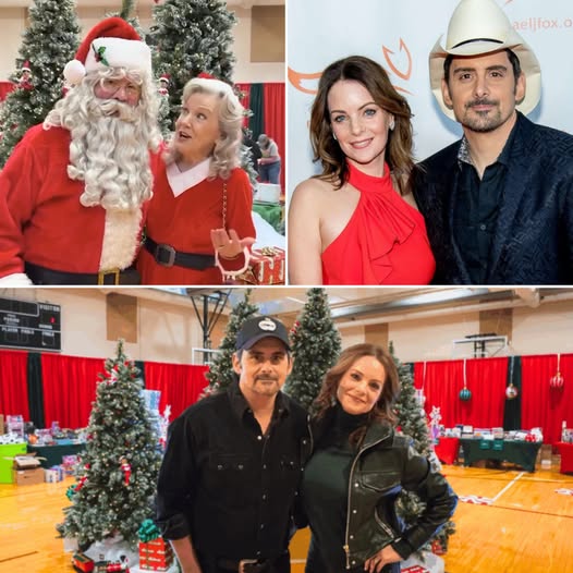 Brad Paisley and Kimberly Williams-Paisley shock Nashville with an unexpected Christmas giveaway