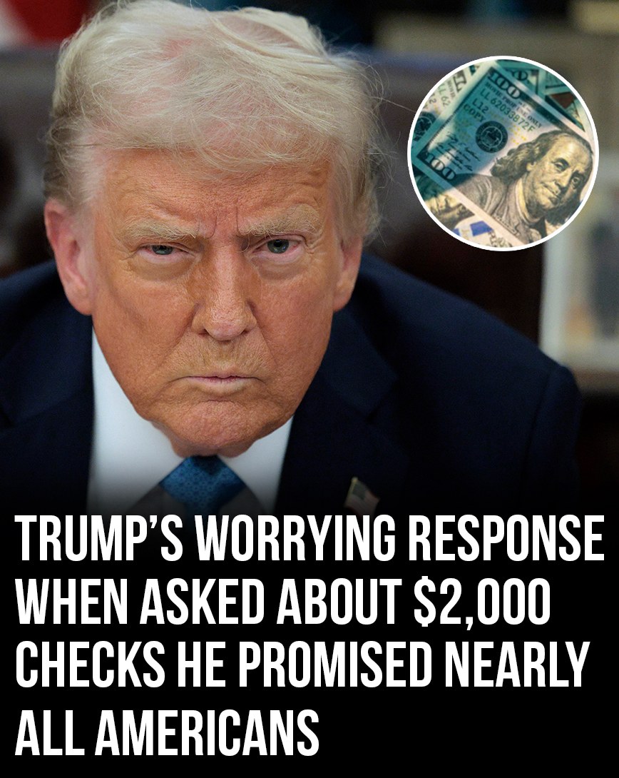 President Trump Responds to Questions About $2,000 Stimulus Checks