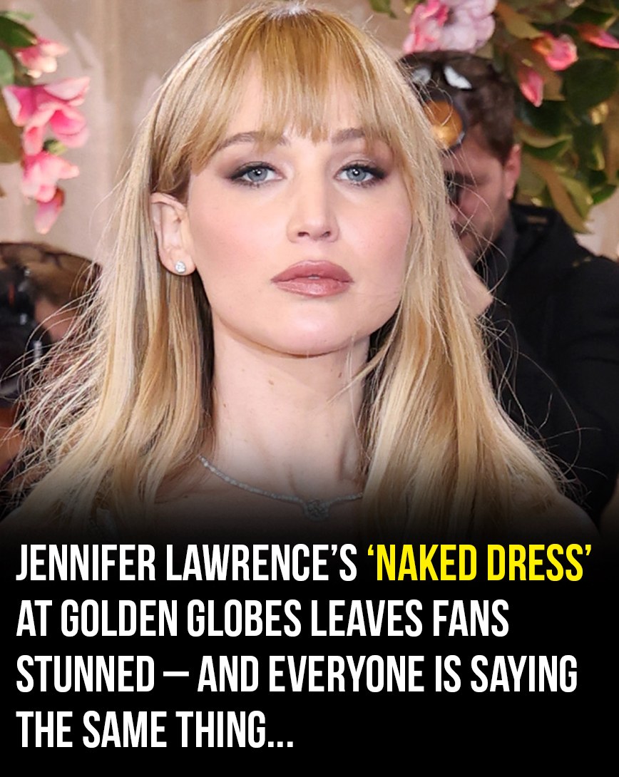 Jennifer Lawrence Stuns in Sheer Gown at the Golden Globes