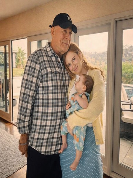 Bruce Willis Shares a Peaceful Moment by the Ocean