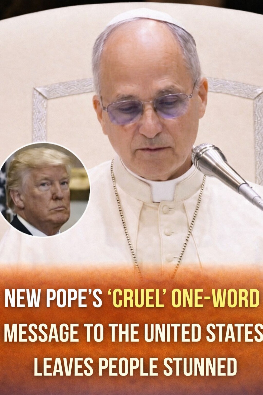 The Pope Delivers a Brief Message to the United States