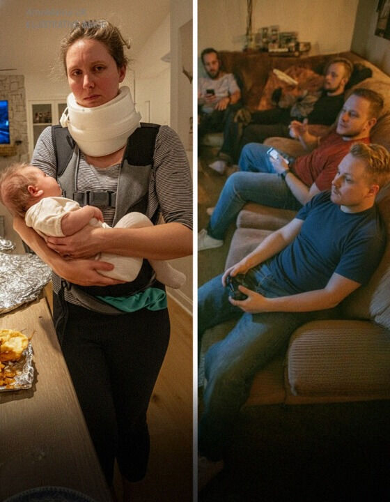 My husband made me run his guysโ night even though I was stuck in a neck brace โ and then his mother showed up unannounced.