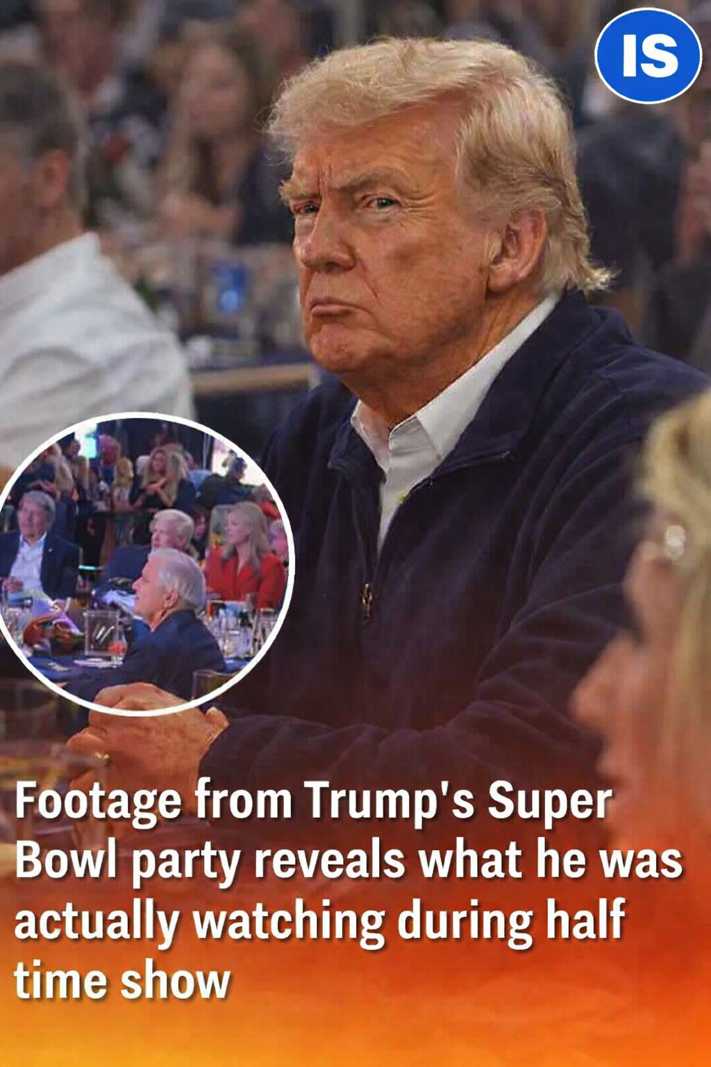 What Trump Watched During Halftime Finally Revealed in Party Footage