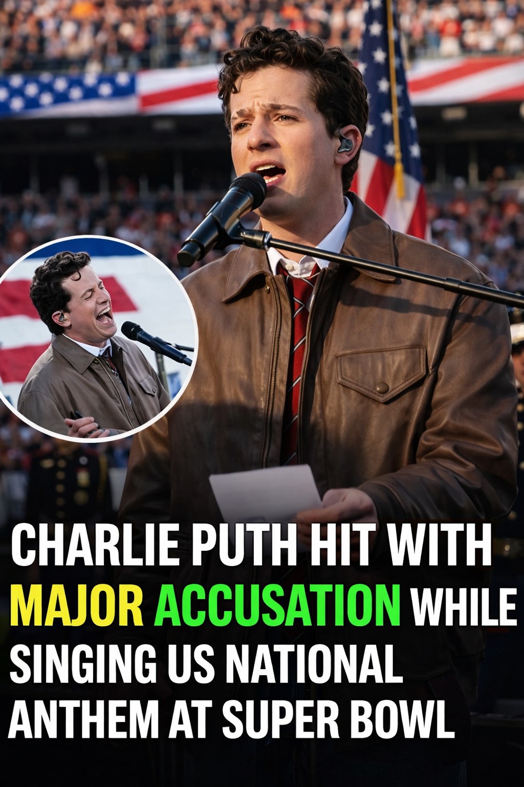 Charlie Puth’s Anthem Performance Divides Viewers Within Minutes