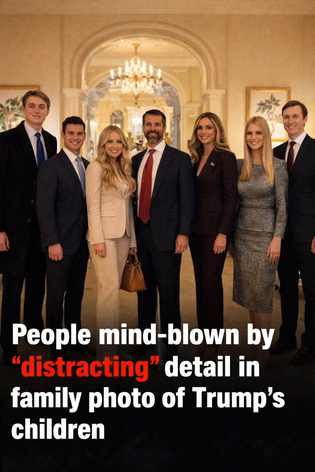 People Stunned by “Distracting” Detail in Family Photo of Trump’s Children