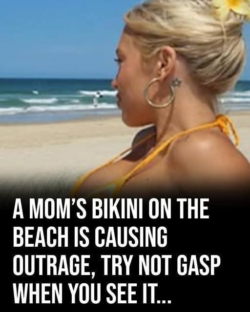 A Mom’s Bikini at the Beach Sparked Outrage — But The Real Story Has Everyone Rethinking Their Judgment
