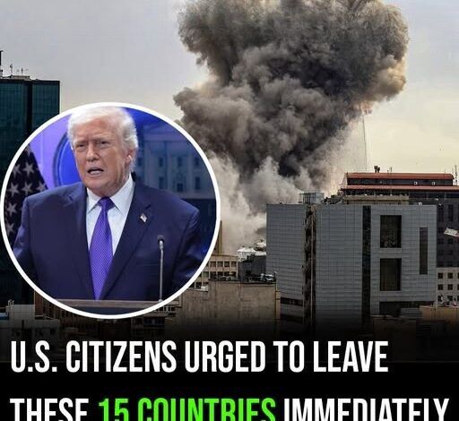 US Nationals Advised to Evacuate These 15 Nations Right Away!