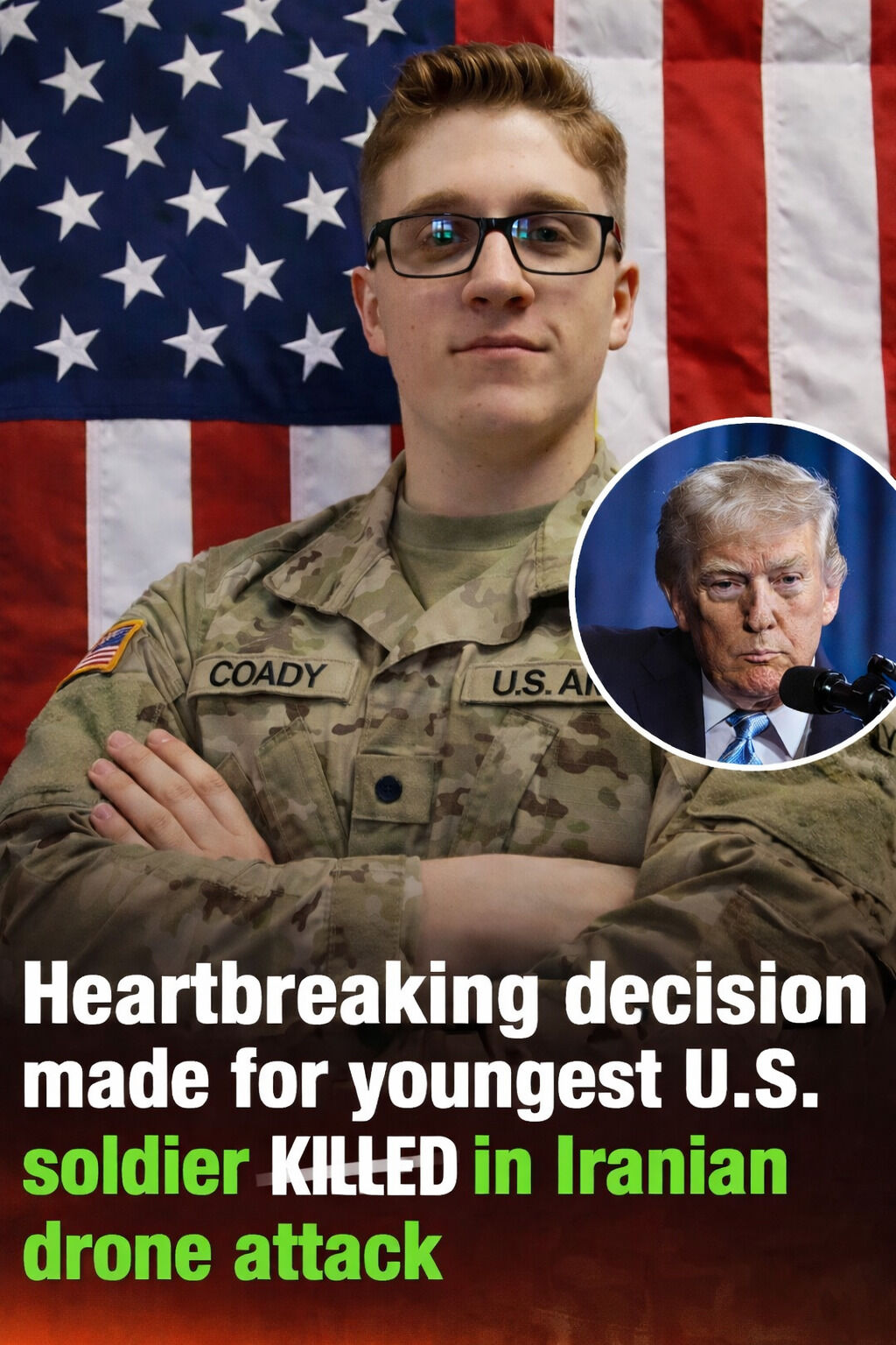 Emotional Decision Made in Case of Youngest U.S. Soldier