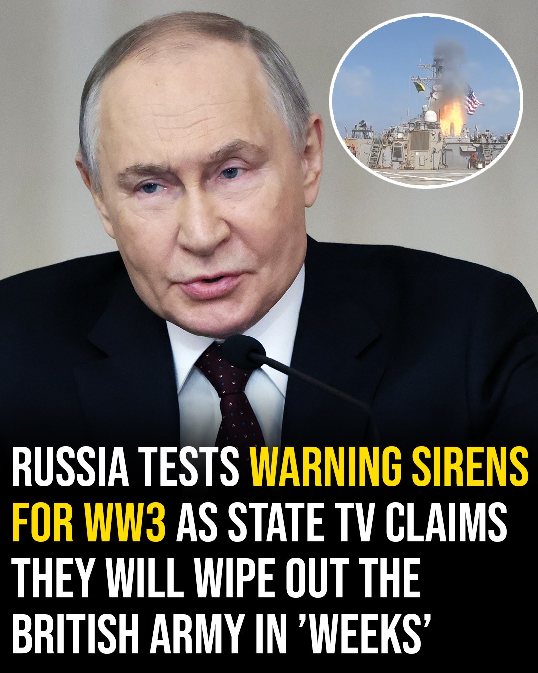 “Russia Conducts Nationwide Warning Siren Test Amid Tensions”