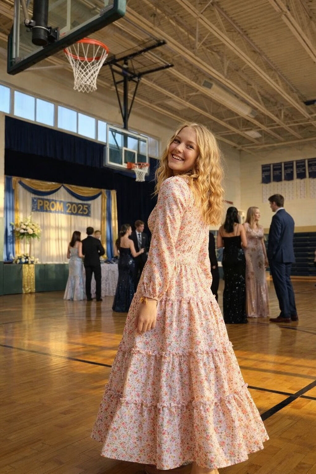 A Girl Turned Her Dadโs Work Shirts Into a Prom Dressโand Everyone Noticed