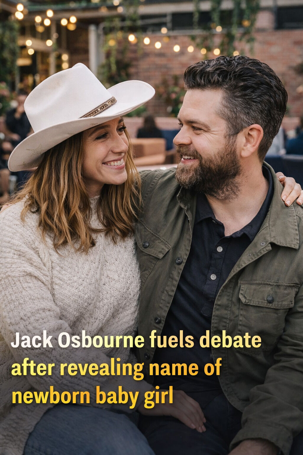 Jack Osbourne Reveals the Name of His Newborn Daughter, Fans React Online